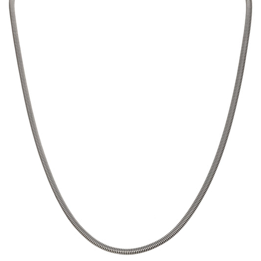 9ct White Gold Snake Chain 15"