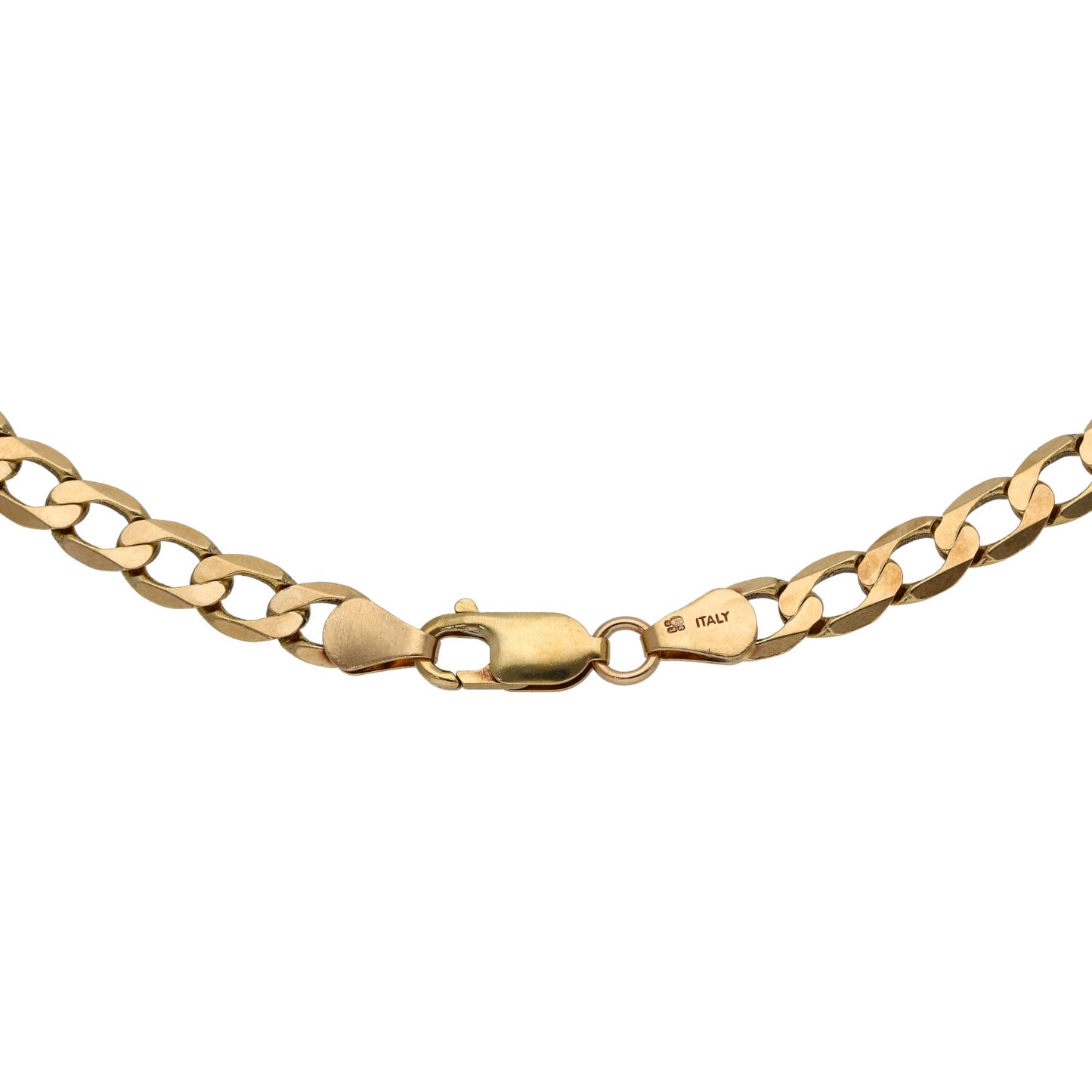 9ct Gold Curb Chain 22"