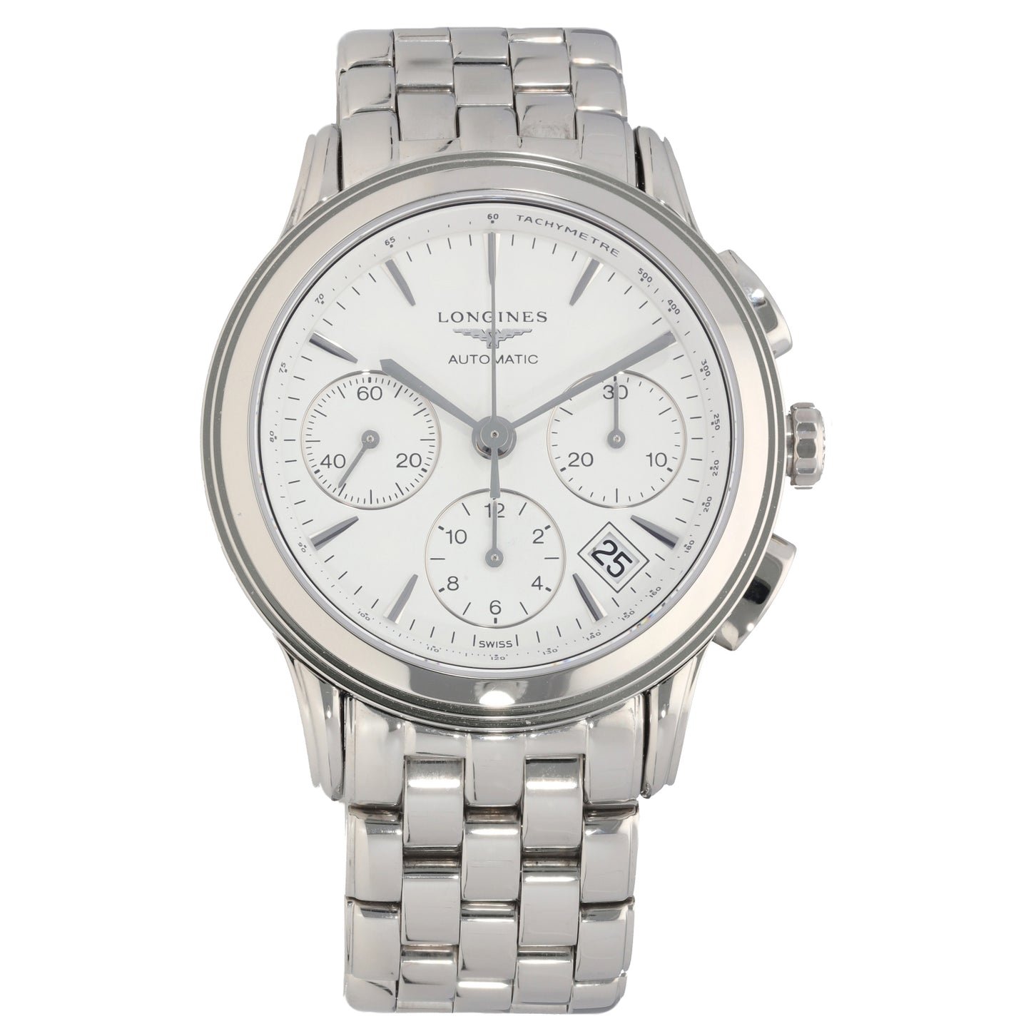 Longines Flagship L4.803.4 39mm Stainless Steel Watch