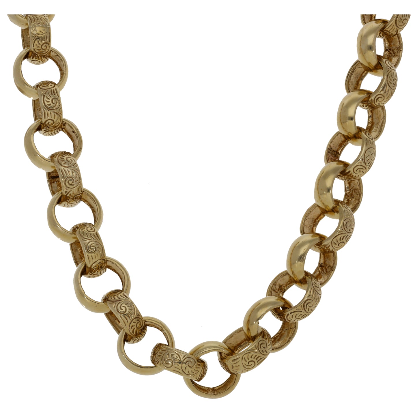 9ct Gold Belcher Chain 28"