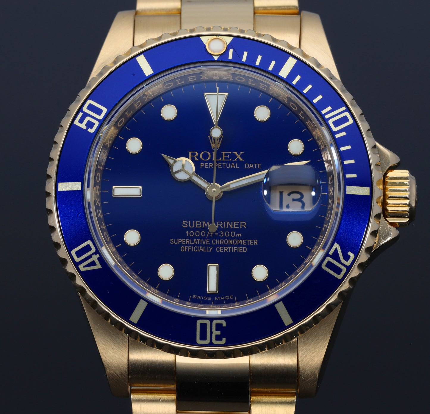 Rolex Submariner 116618 LB 40mm Gold Watch