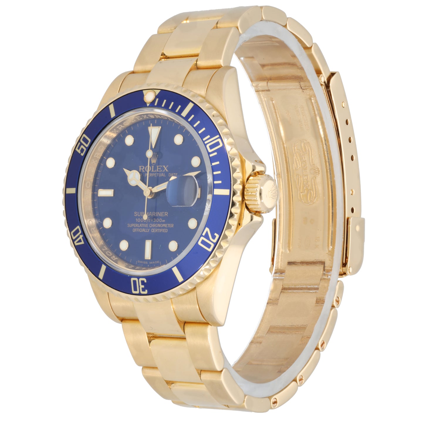 Rolex Submariner 116618 LB 40mm Gold Watch