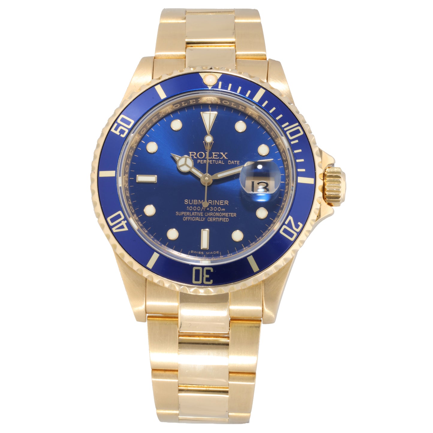 Rolex Submariner 116618 LB 40mm Gold Watch