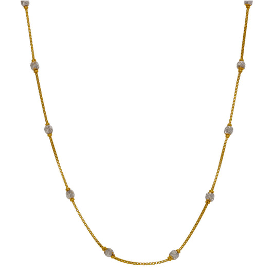 22ct Gold Fancy Necklace 18"
