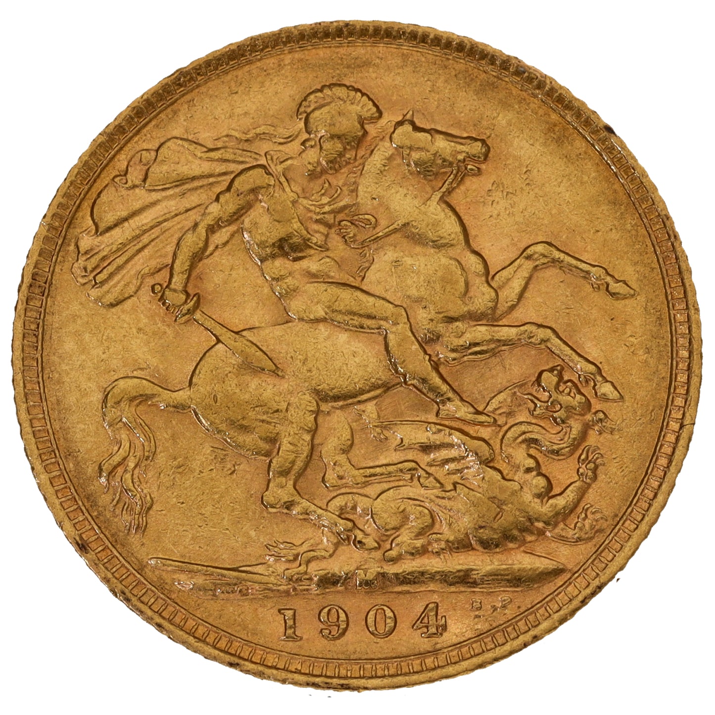 22ct Gold King Edward VII Full Sovereign Coin 1904
