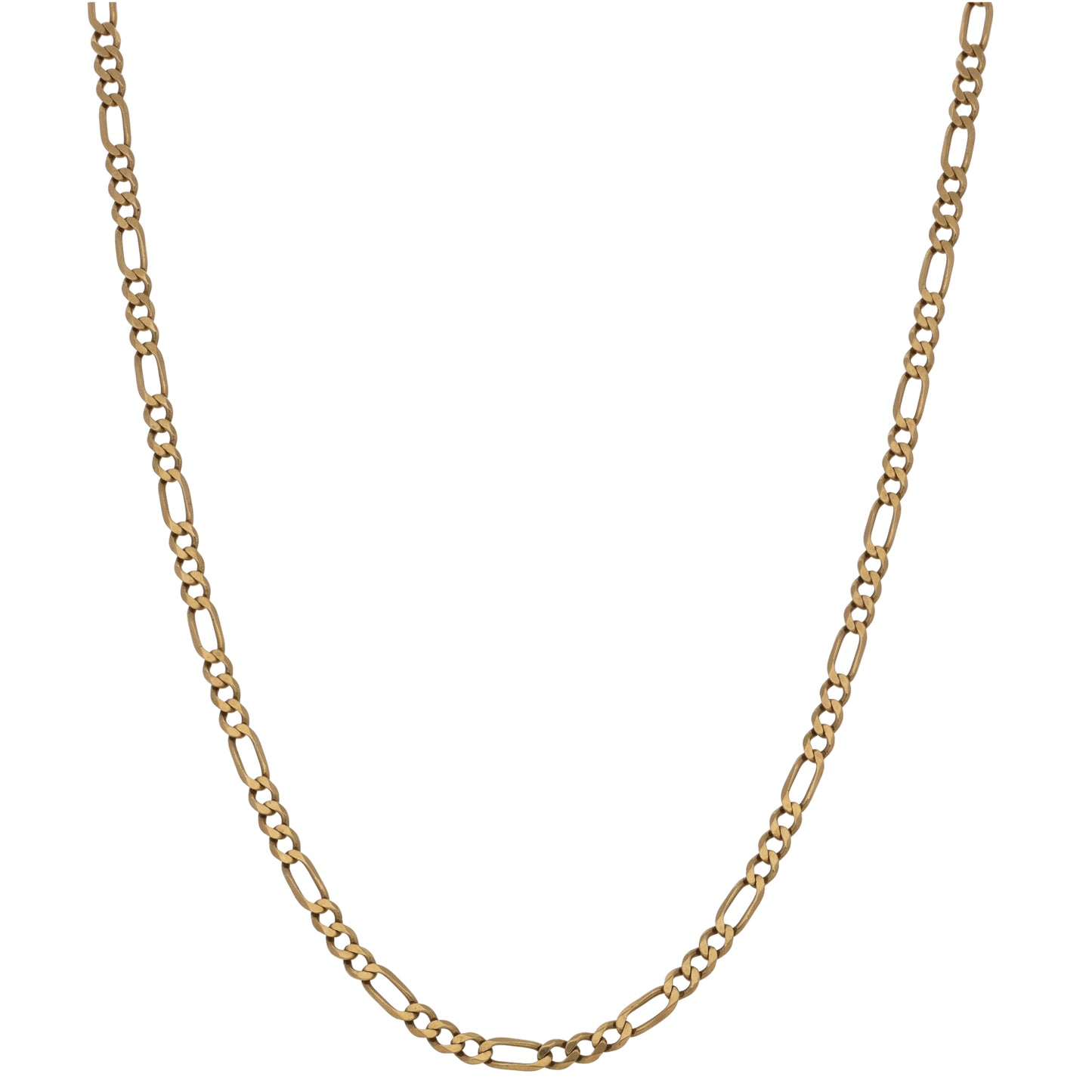 9ct Gold Figaro Chain 30"