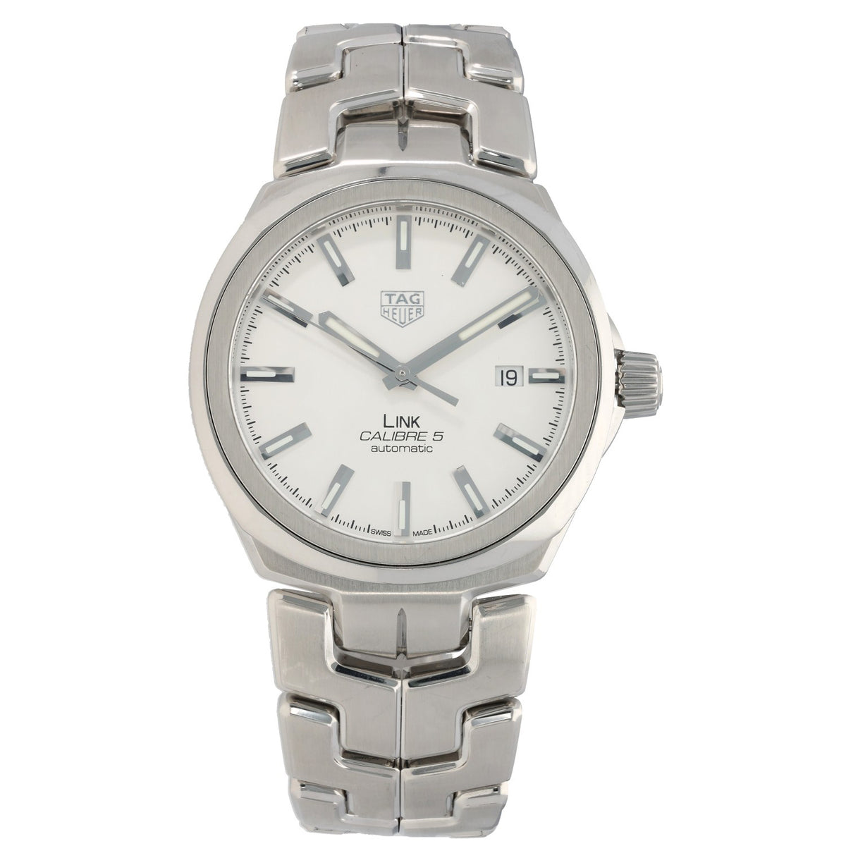 Tag Heuer Link WBC2111 41mm Stainless Steel Watch