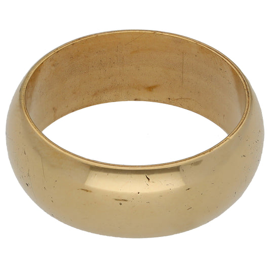 9ct Gold Plain Wedding Ring Size V