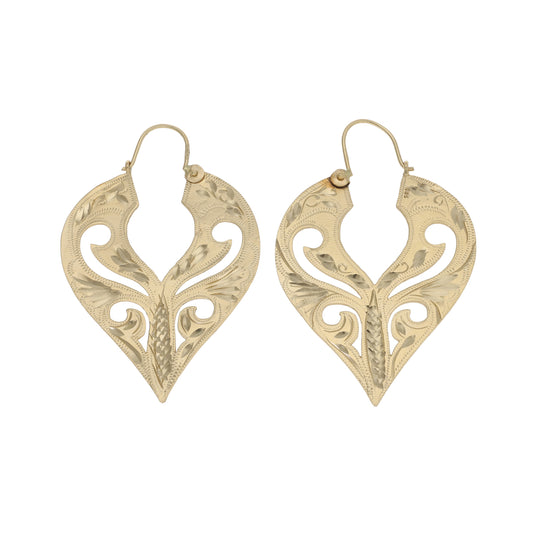 14ct Gold Creole Earrings