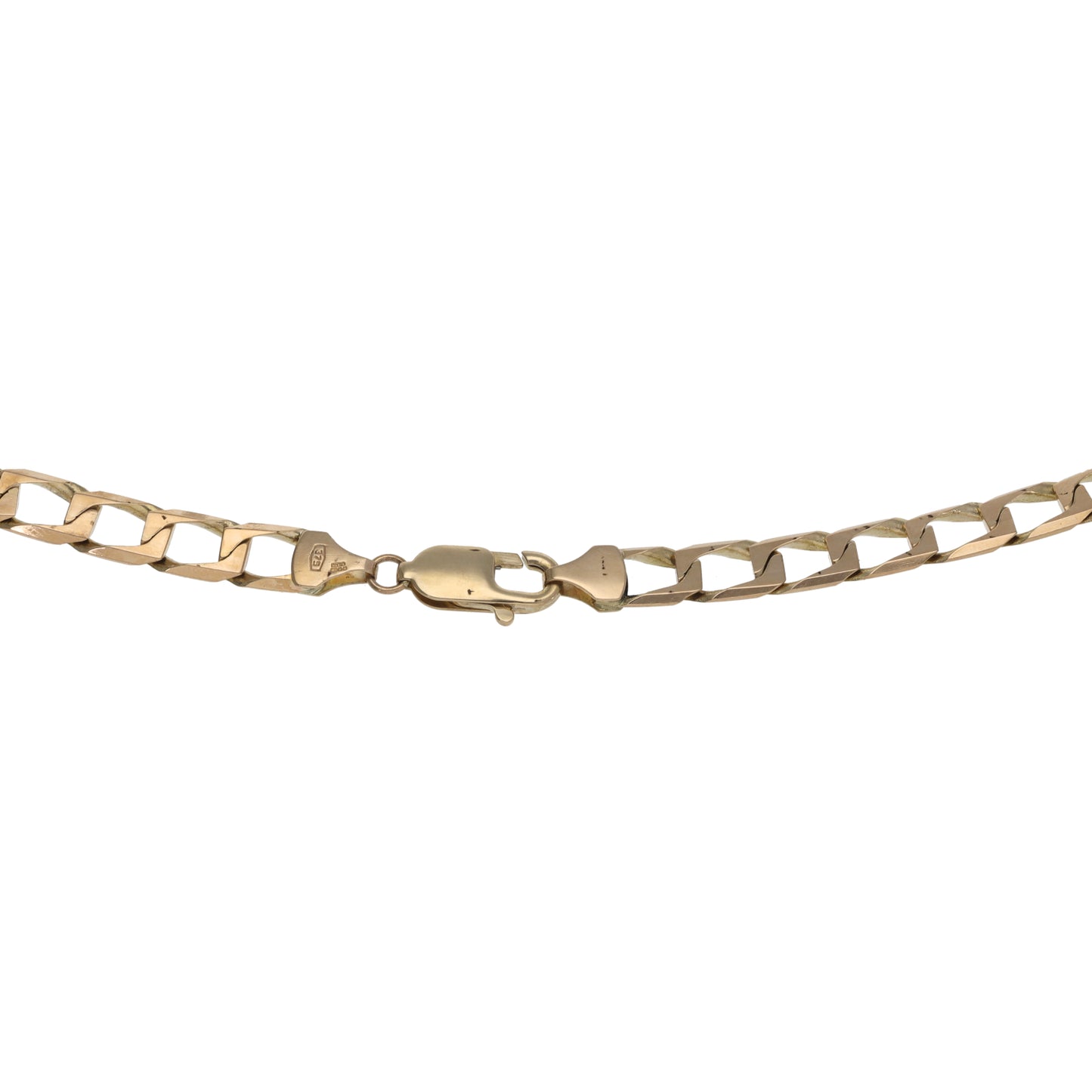 9ct Gold Curb Chain 22"