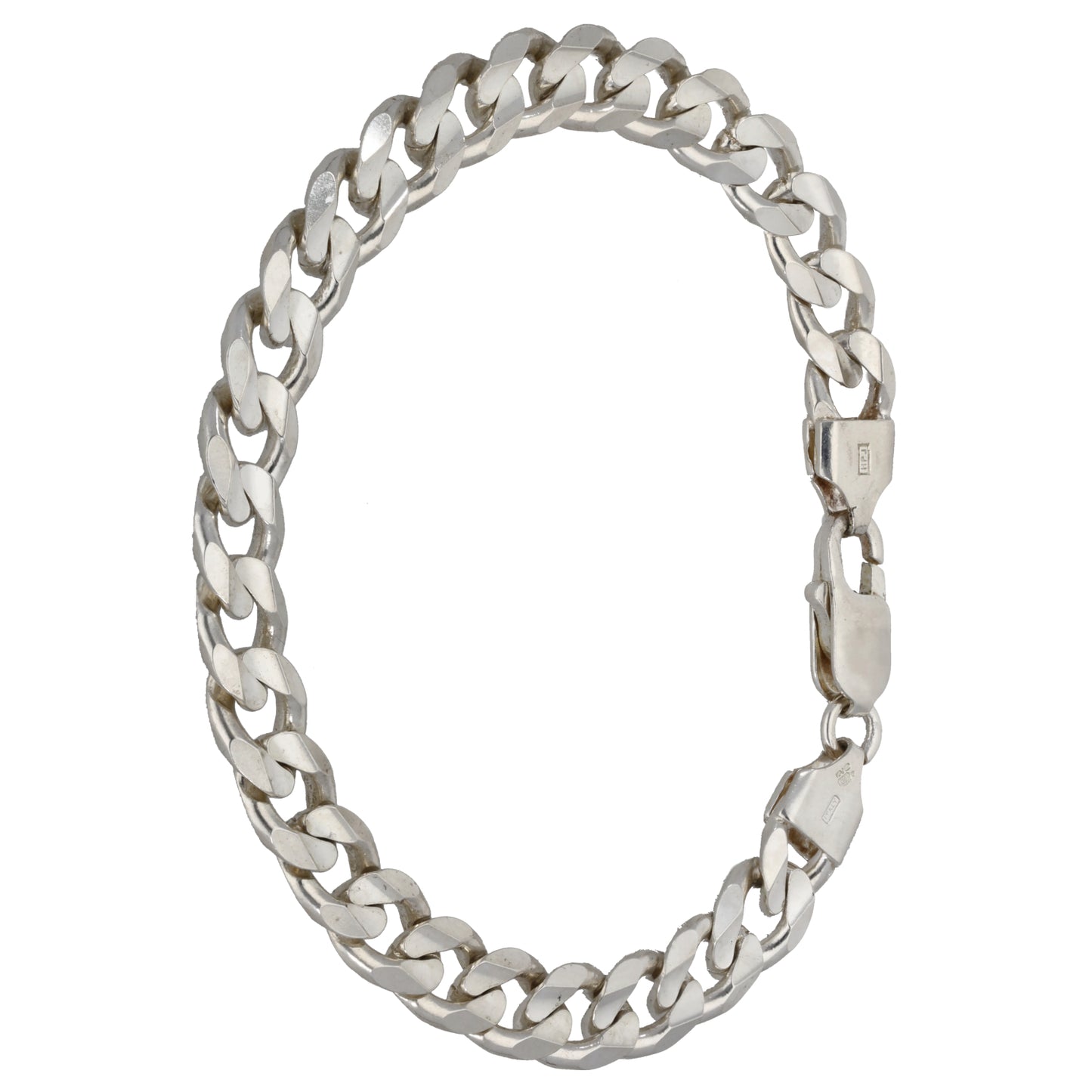 Sterling Silver Curb Bracelet