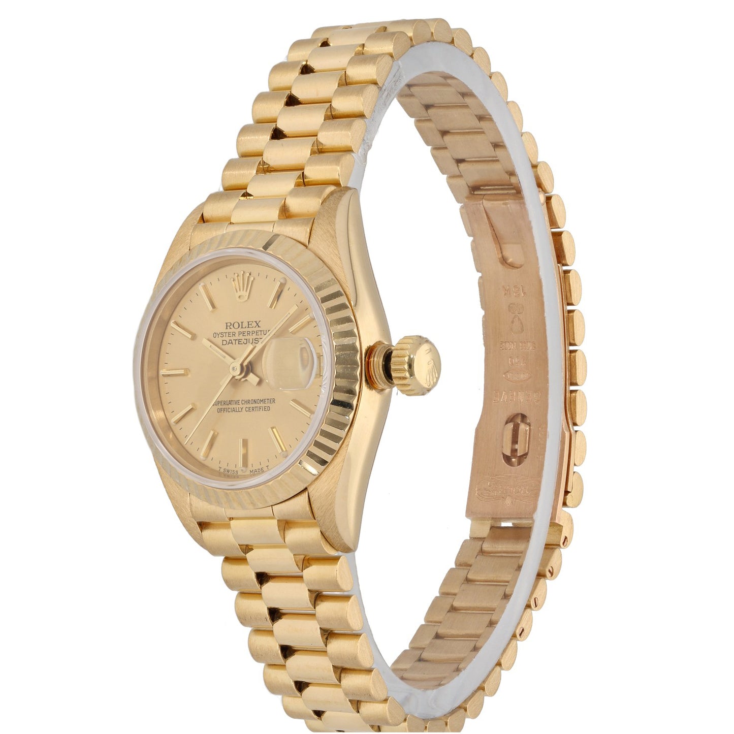 Rolex Lady Datejust 69178 26mm Gold Watch