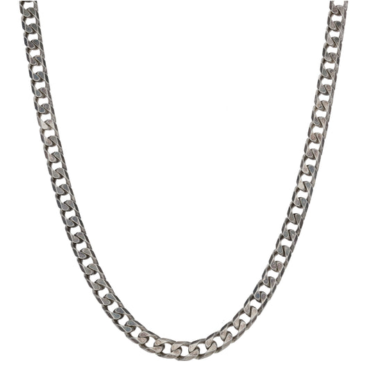 Sterling Silver Curb Chain 18"