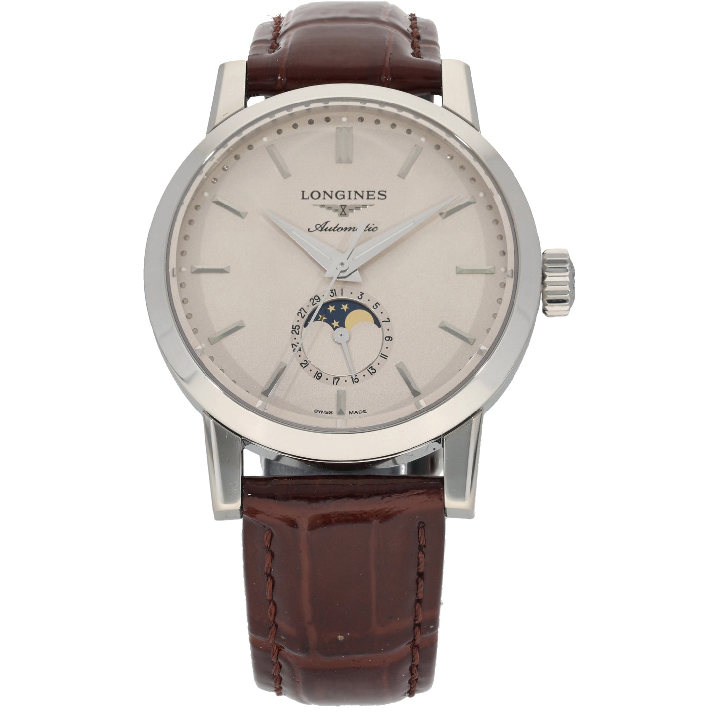 Longines Heritage L4.826.4 40mm Stainless Steel Watch