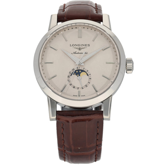 Longines Heritage L4.826.4 40mm Stainless Steel Watch