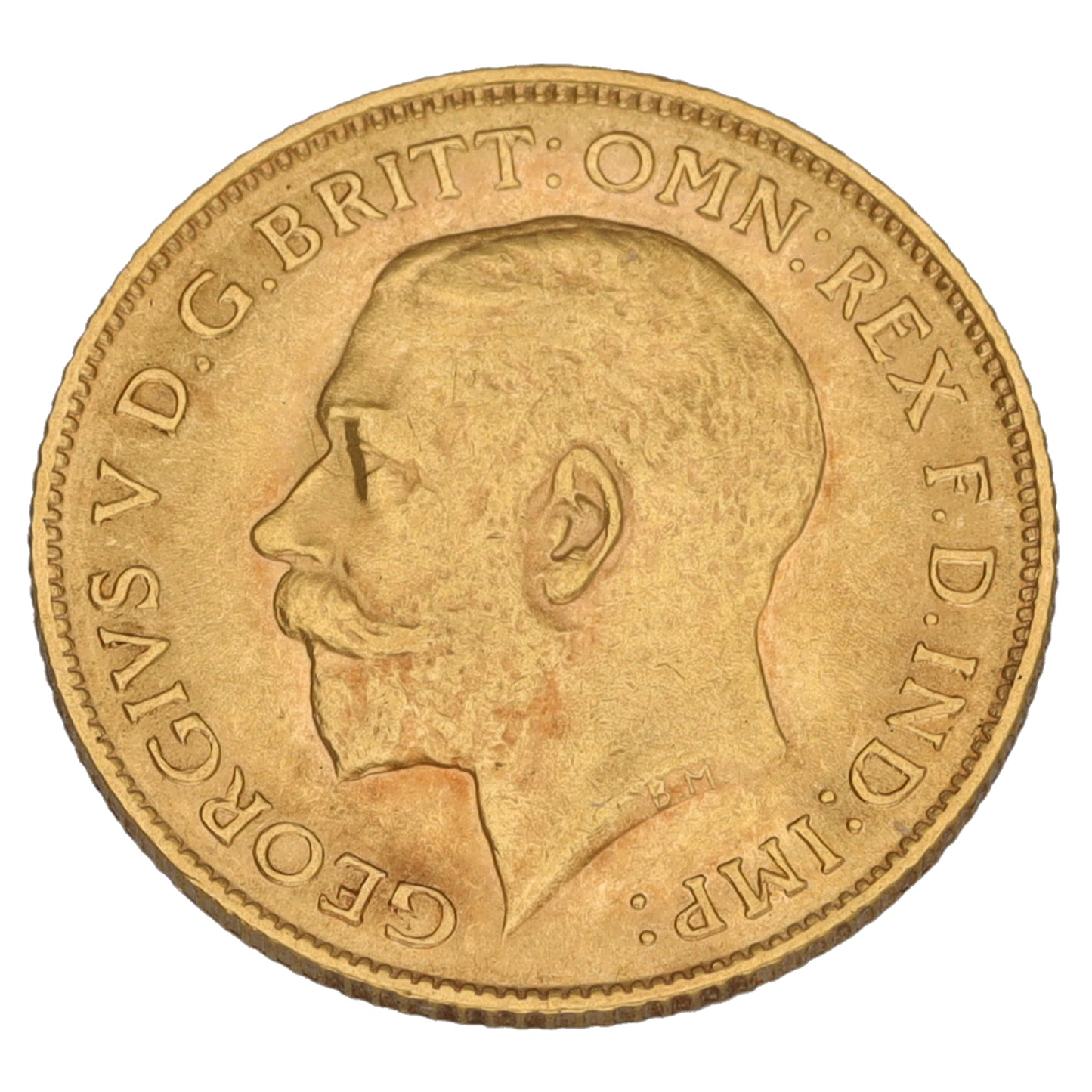 22ct Gold King George V Half Sovereign Coin 1911