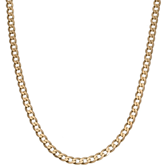 9ct Gold Curb Chain 20"