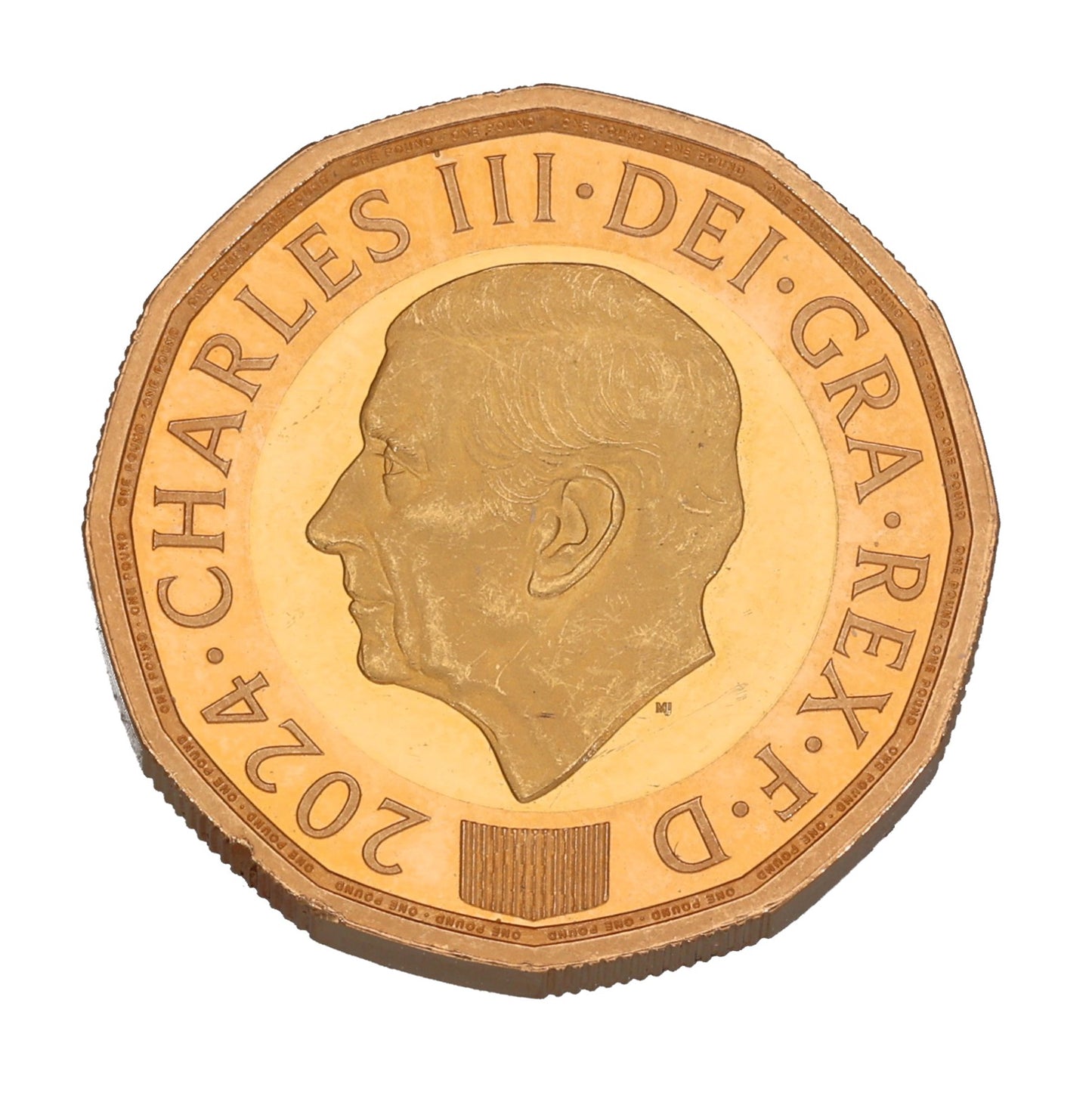 22ct Gold King Charles III Bees One Pound Coin 2024