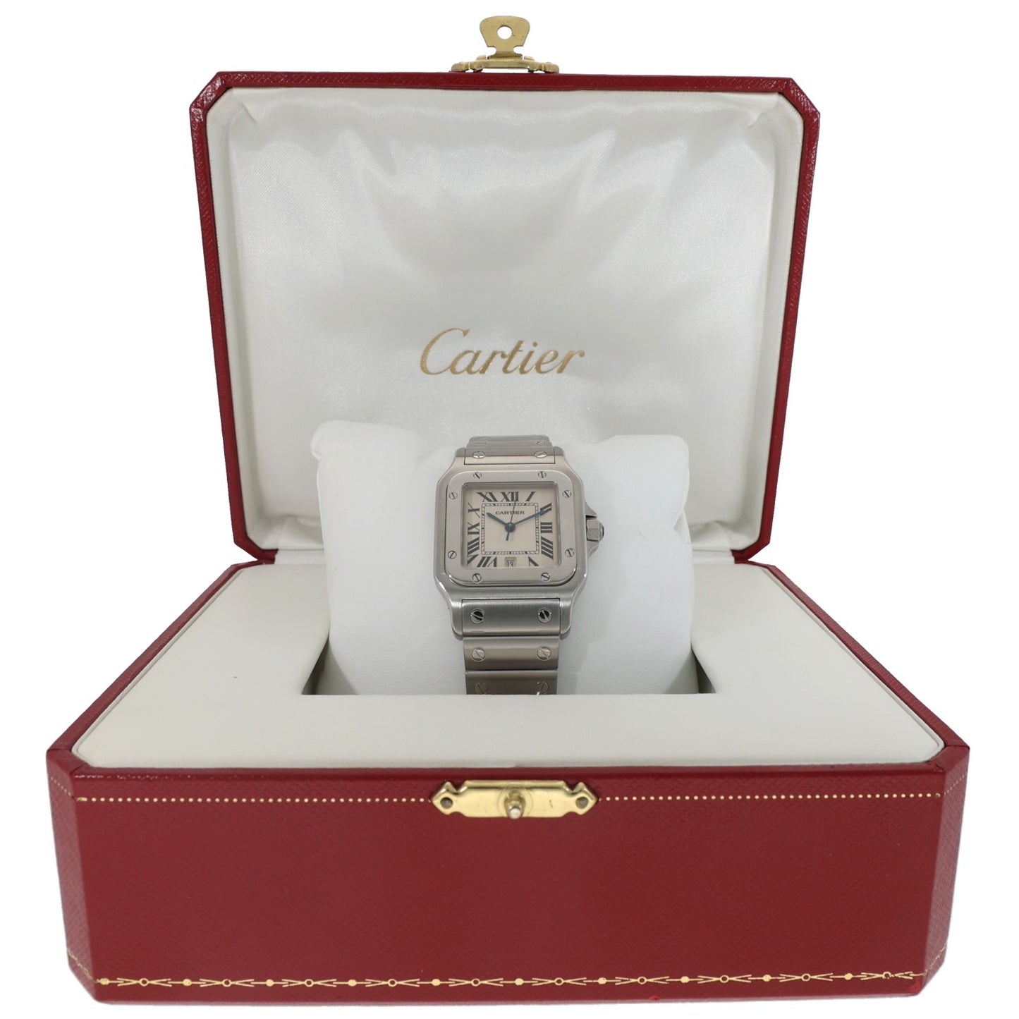 Cartier Santos Galbee W20060D6, stainless steel, front image