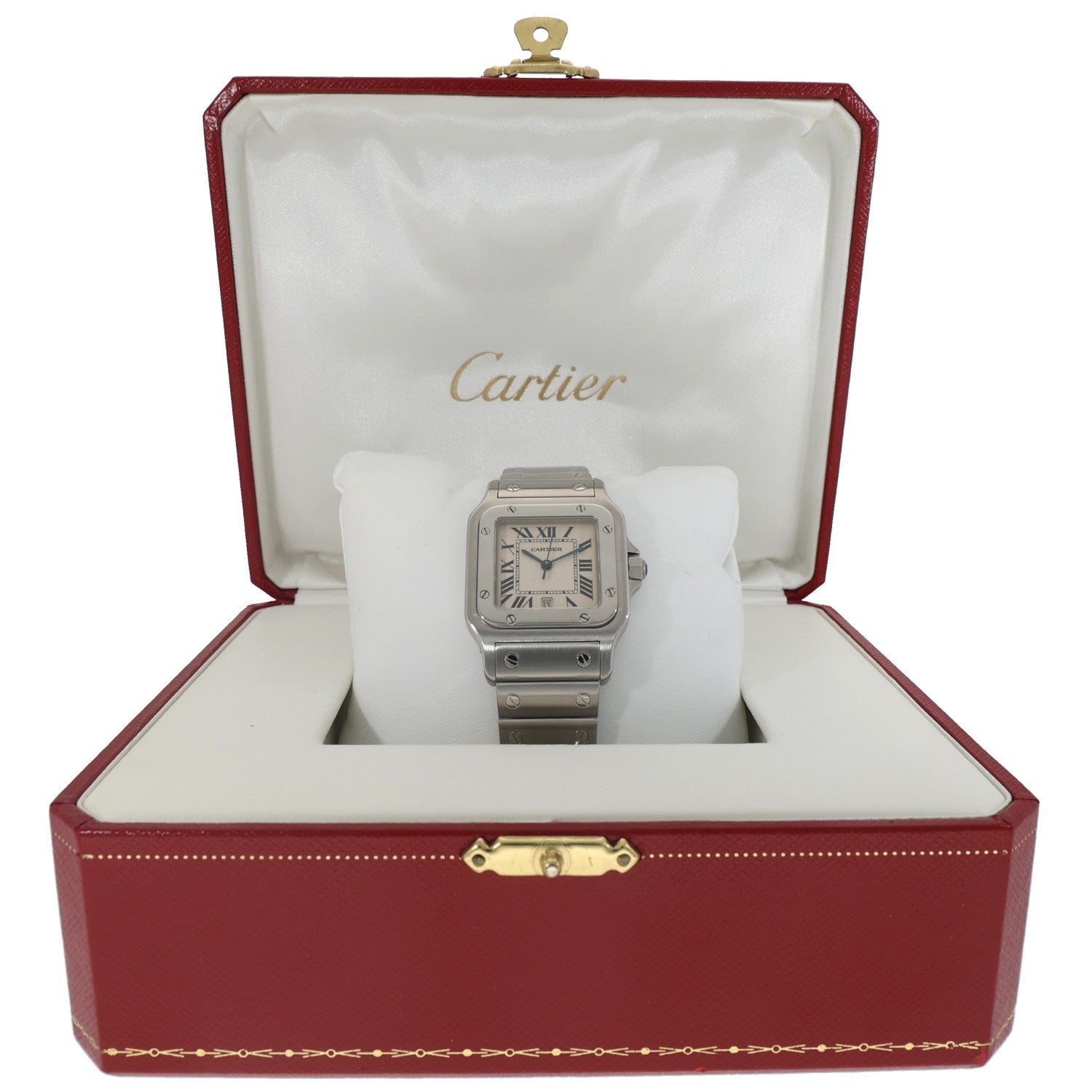 Cartier Santos Galbee W20060D6, stainless steel, front image