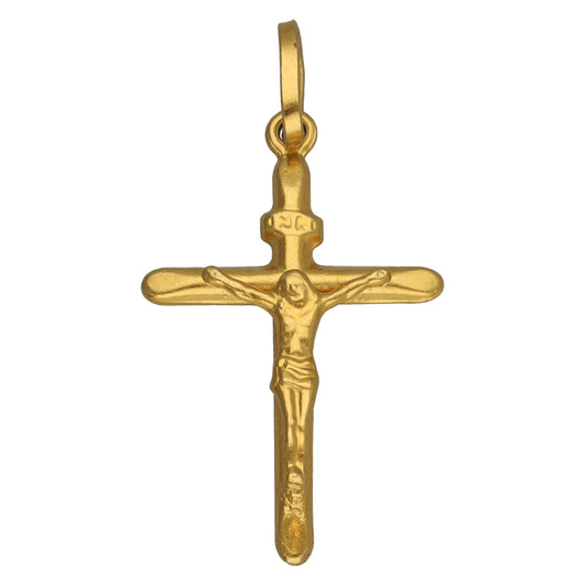 22ct Gold Crucifix Pendant