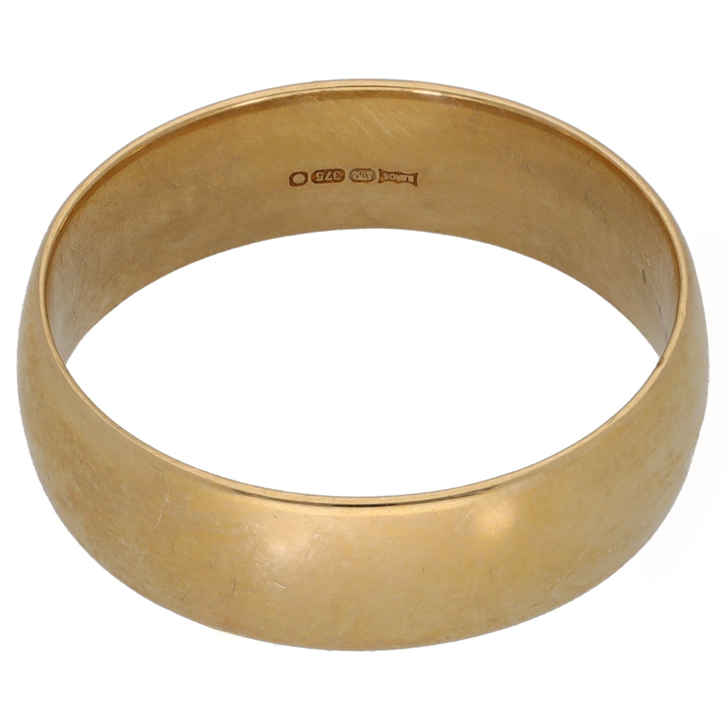 9ct Gold Plain Wedding Ring Size U