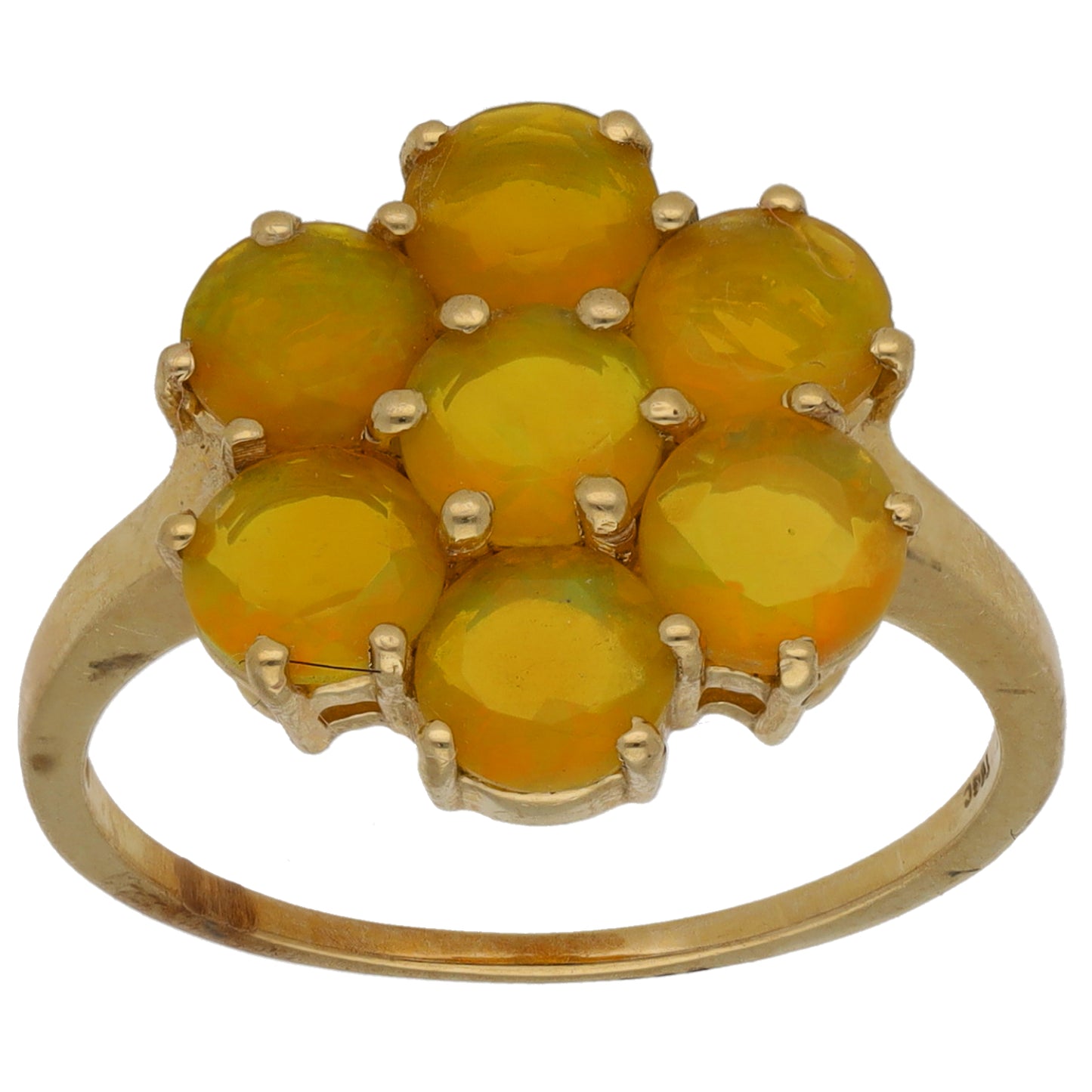 9ct Gold Opal Dress/Cocktail Ring Size P