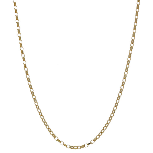 9ct Gold Belcher Chain 24"