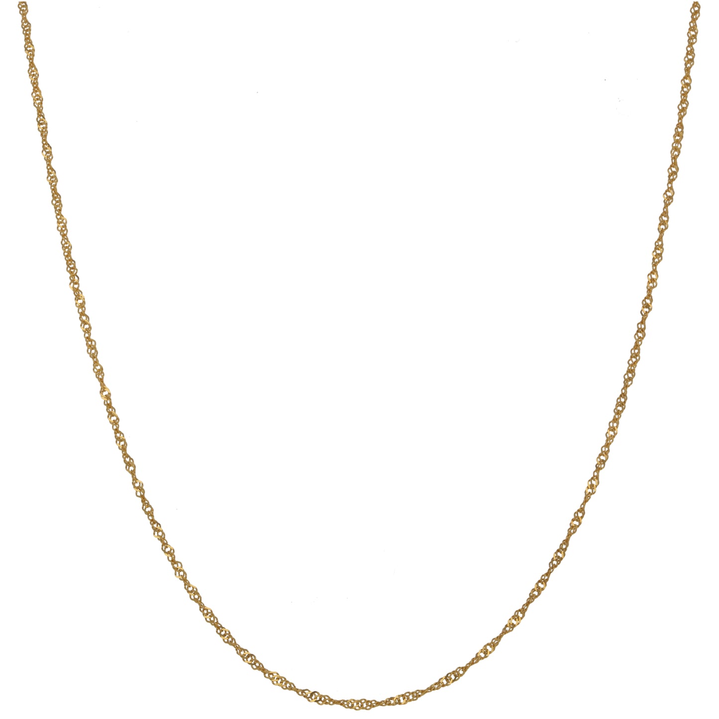 New 22ct Gold Singapore Chain 18"
