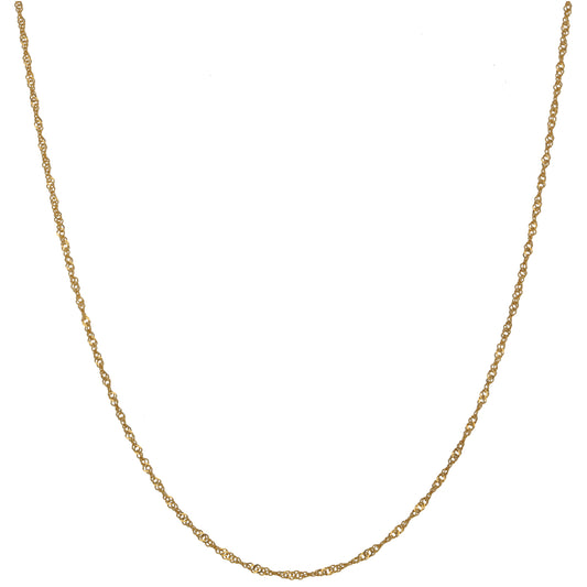 New 22ct Gold Singapore Chain 18"