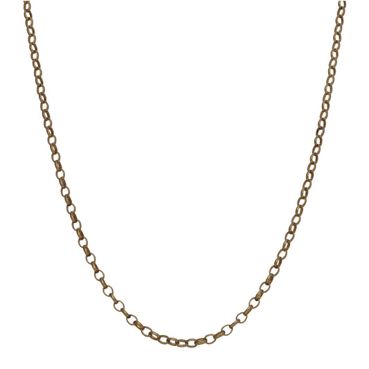 9ct Gold Belcher Chain 26"