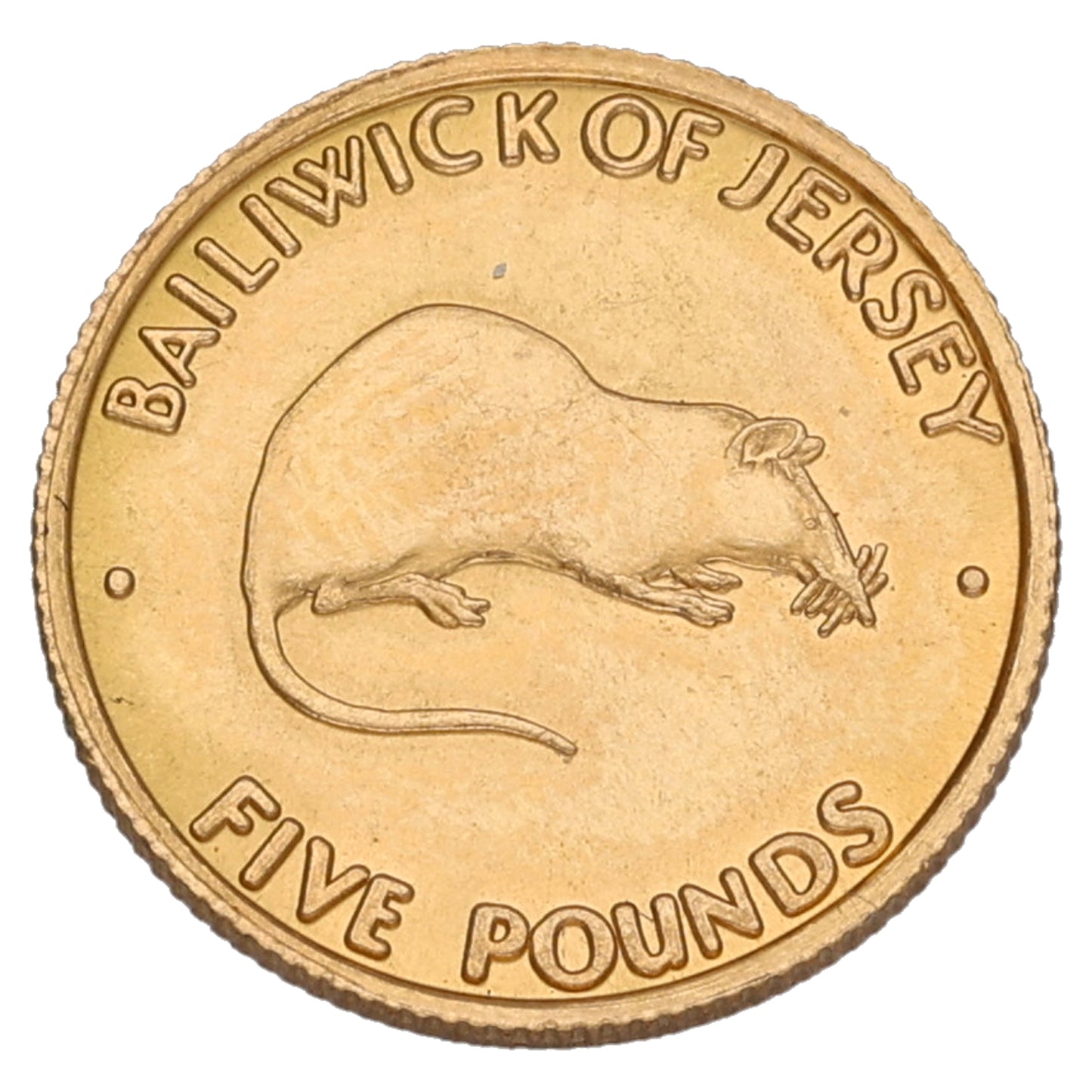 22ct Gold Queen Elizabeth II Silver Wedding Five Pounds Coin 1972
