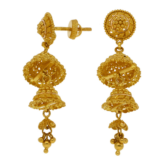 22ct Gold Drop Earrings