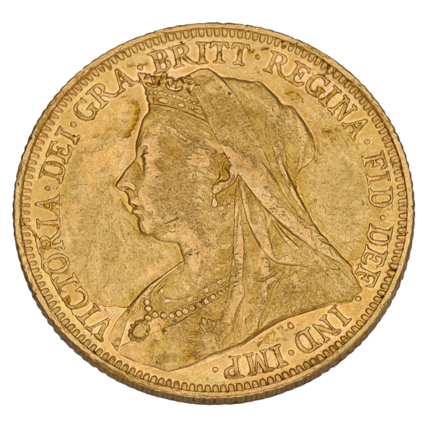 22ct Gold Queen Victoria Full Sovereign Coin 1901