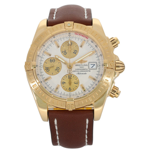 Breitling Chronomat K13356 44mm Gold Watch