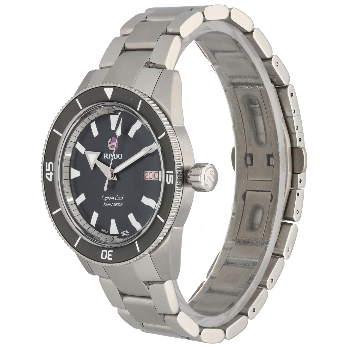 Rado Captain Cook 763.6105.3.001 42mm Stainless Steel Watch