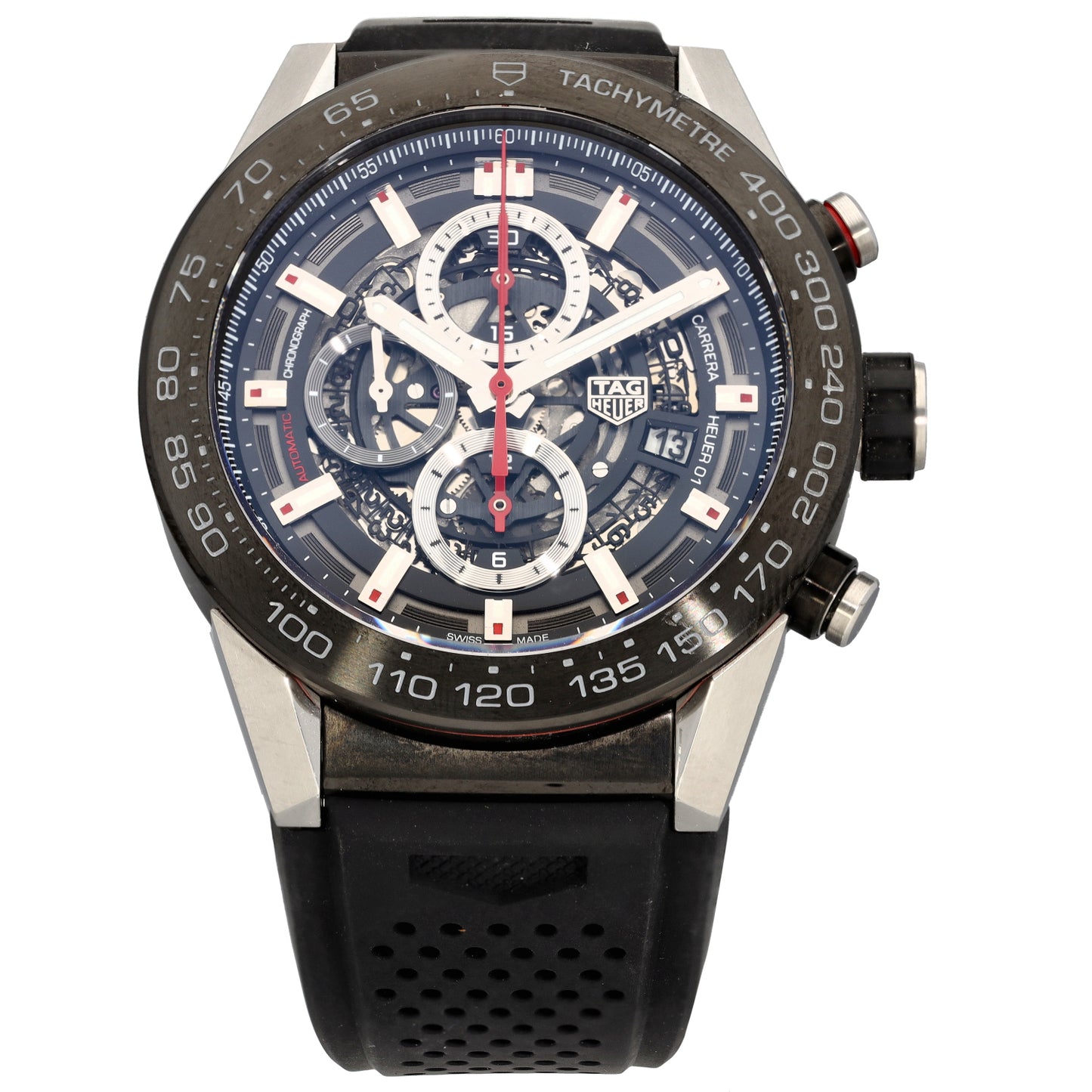 Tag Heuer Carrera CAR2A1Z 45mm PVD Stainless Steel Watch