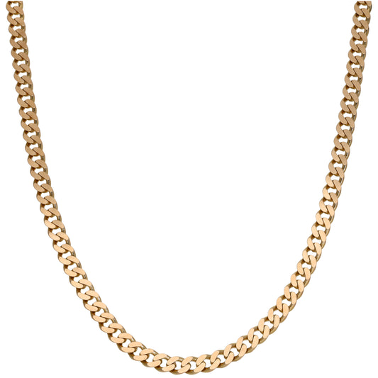9ct Gold Curb Chain 20"