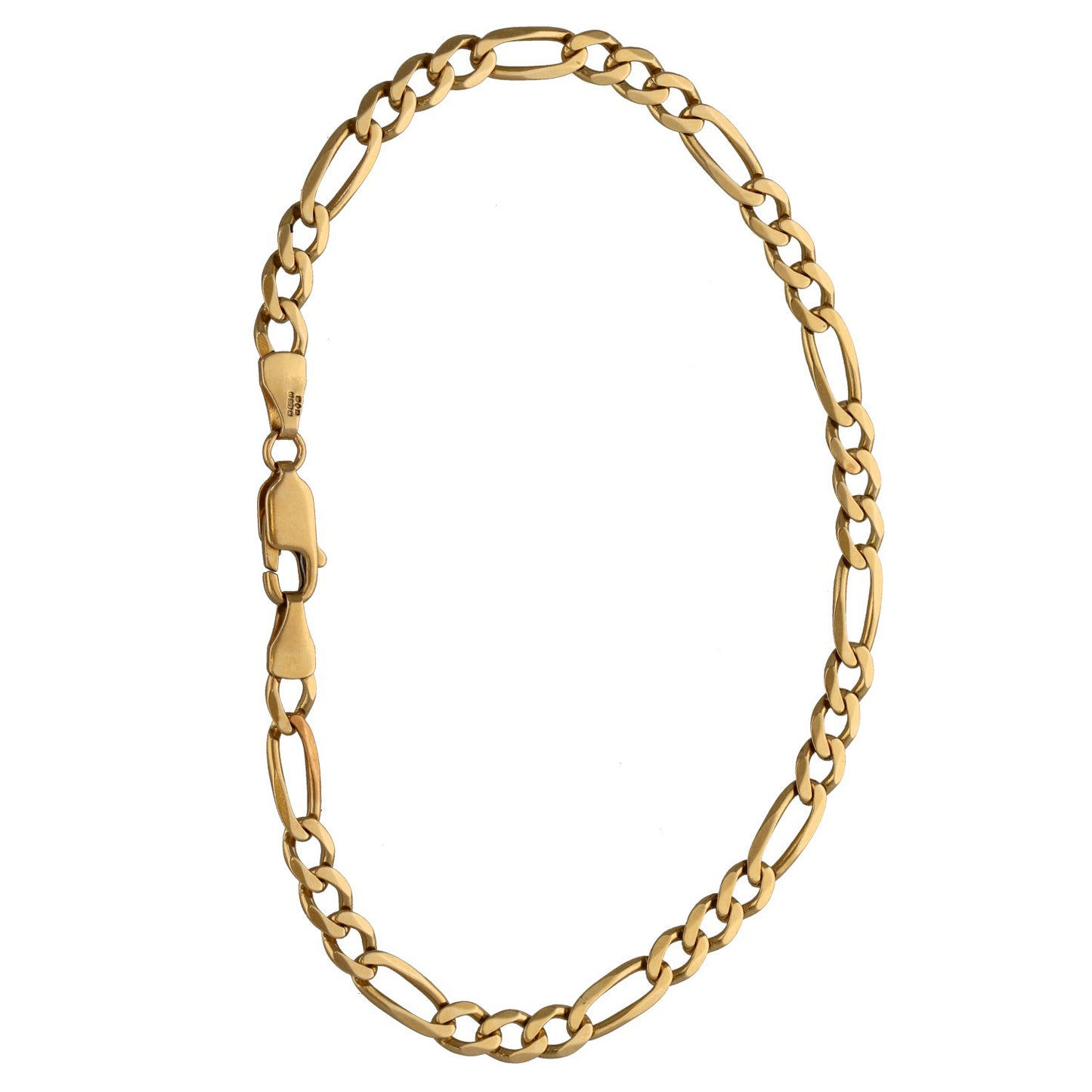 9ct Gold Figaro Bracelet