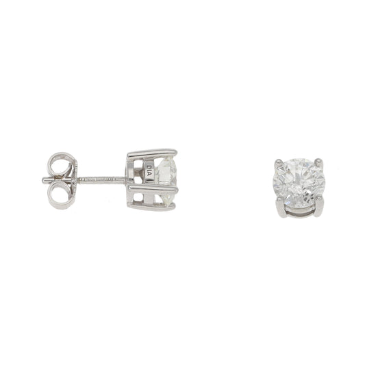 18ct White Gold 1.60ct Diamond Stud Earrings