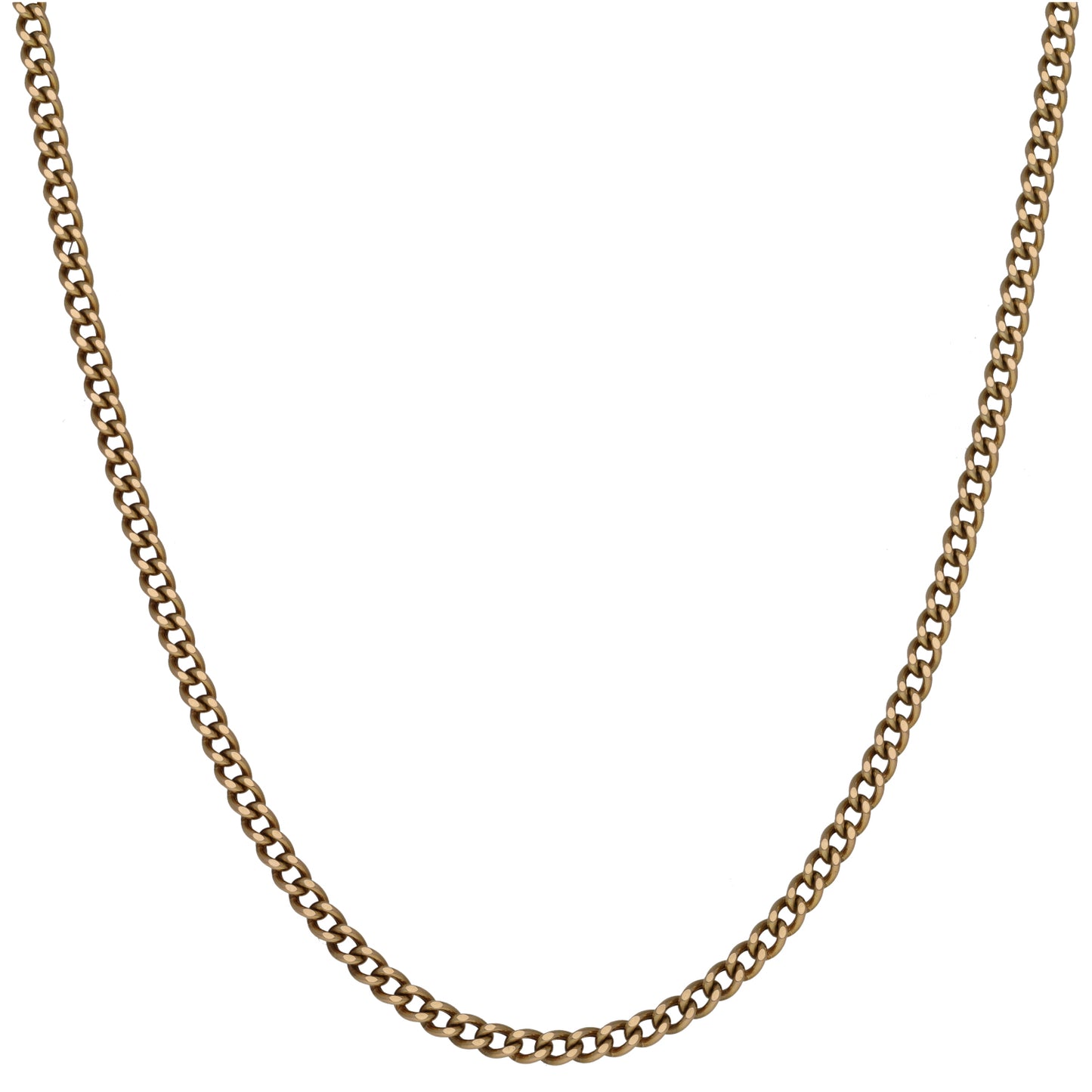 9ct Gold Curb Chain 20"