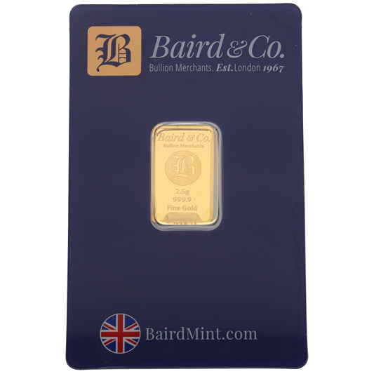 24ct 2.5g Gold Bar