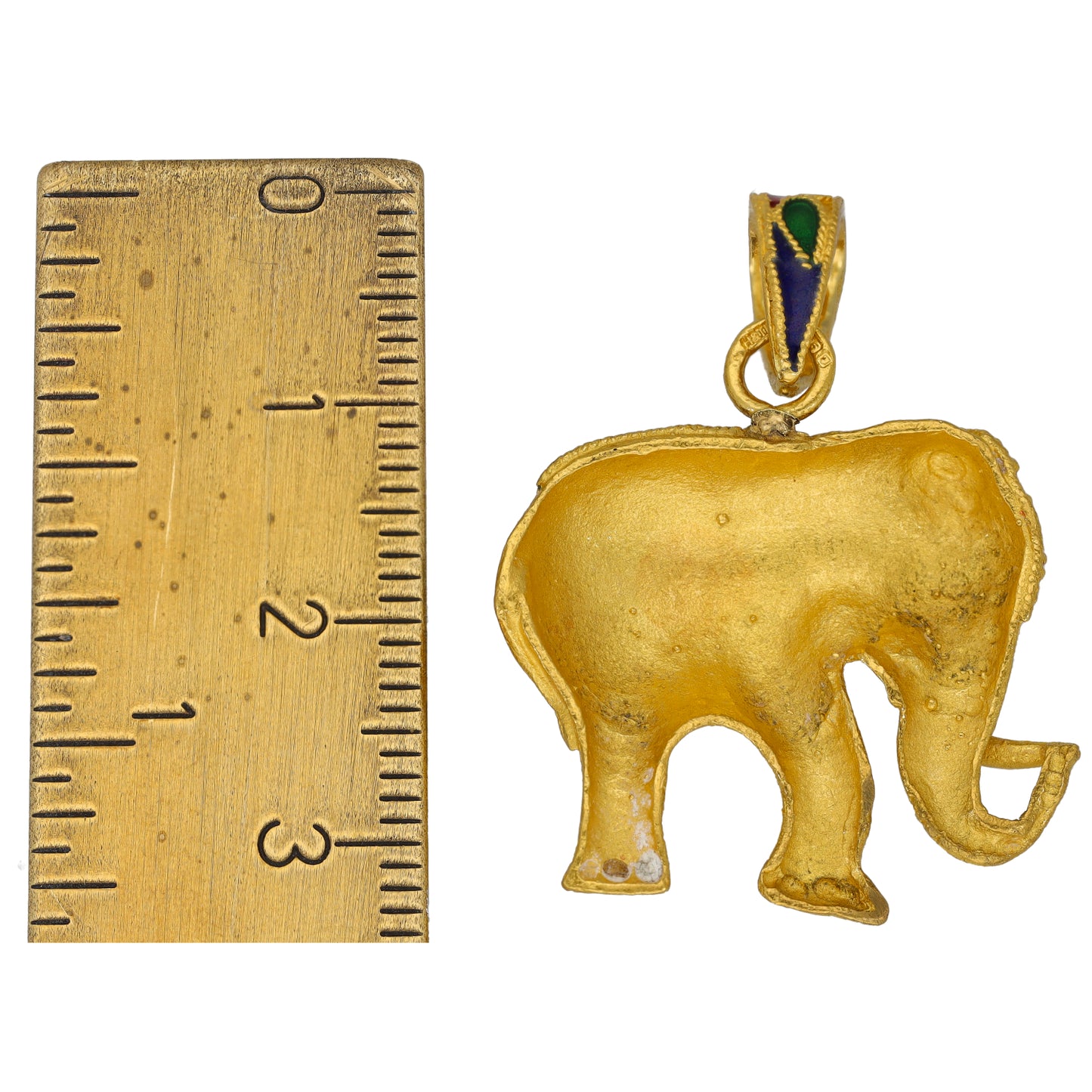 22ct Gold Elephant Pendant