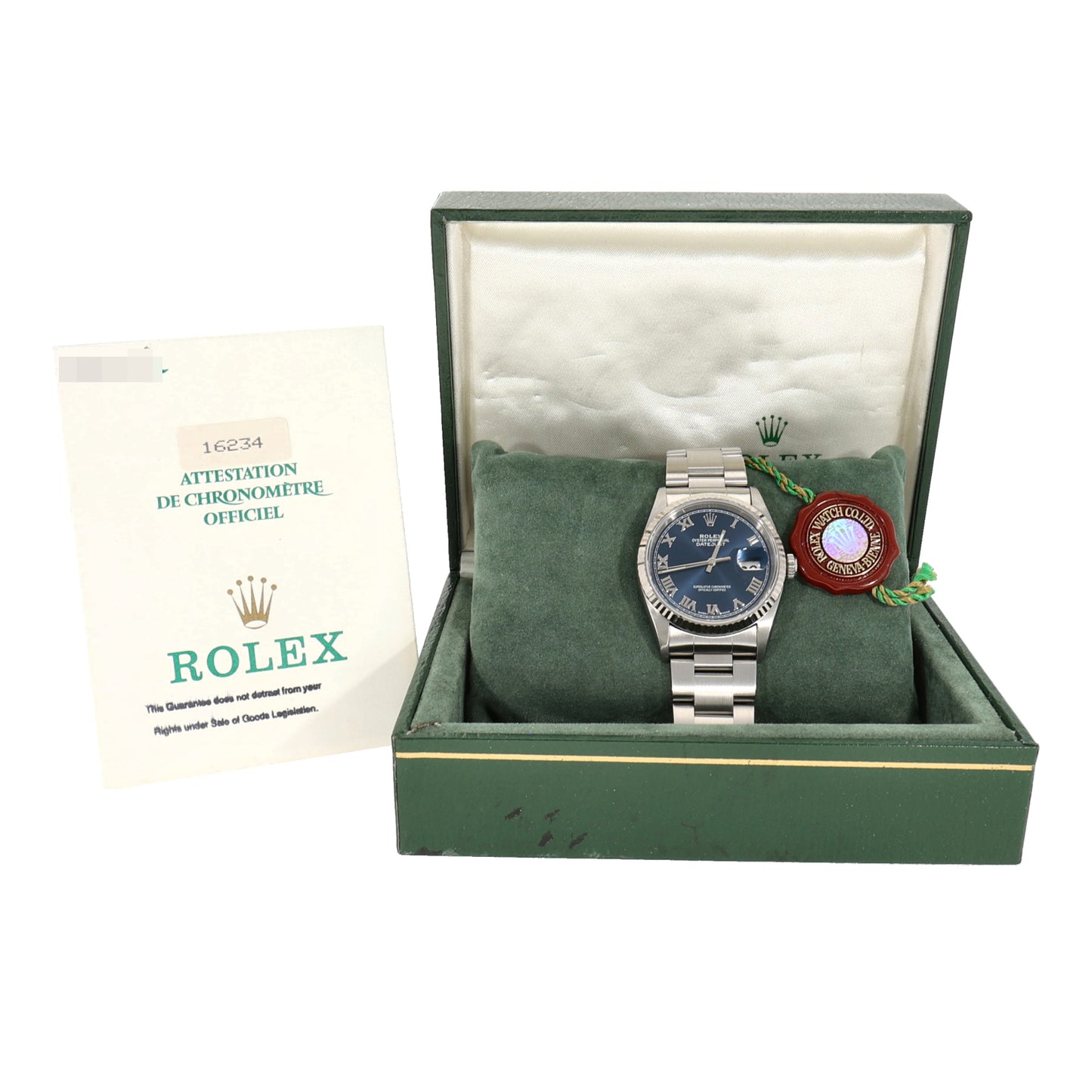 Rolex Datejust 16234 36mm Stainless Steel Watch