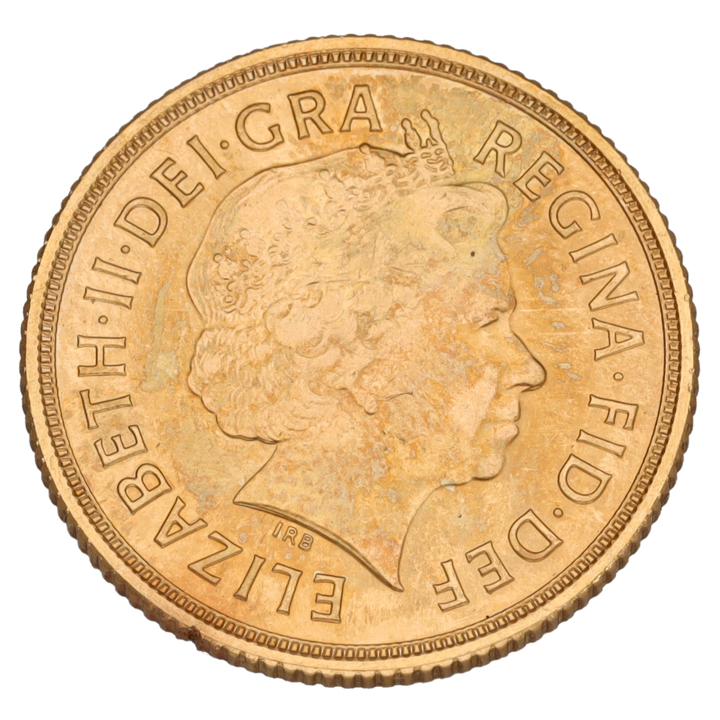 22ct Gold Queen Elizabeth II Full Sovereign Coin 2012