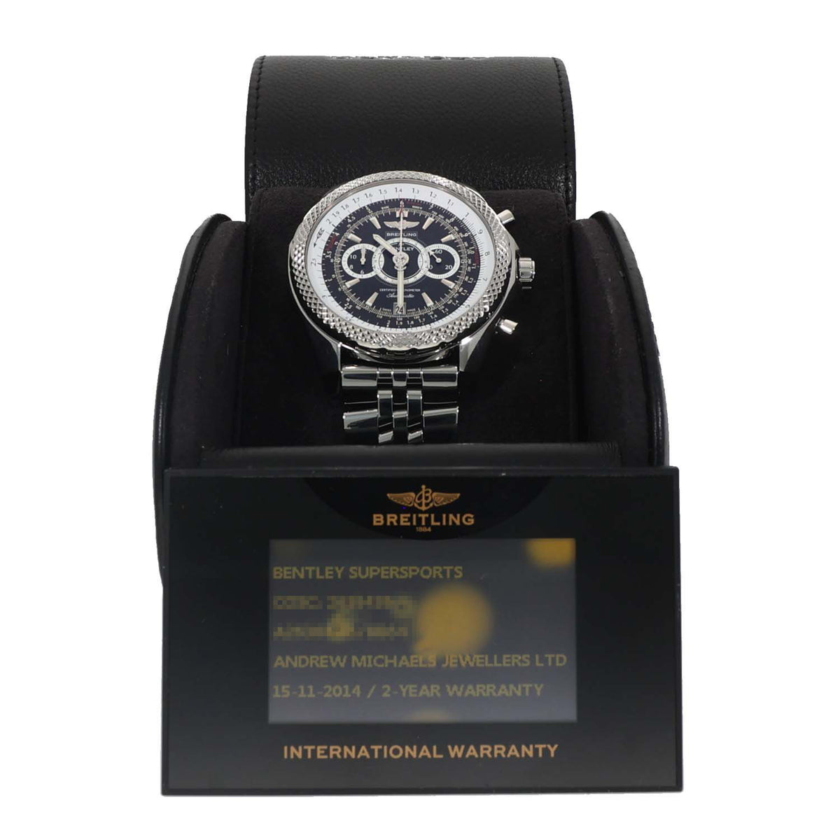 Breitling Bentley Supersports Chronograph A26364 49mm Stainless Steel Watch