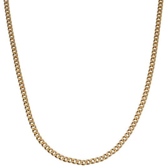9ct Gold Curb Chain 20"