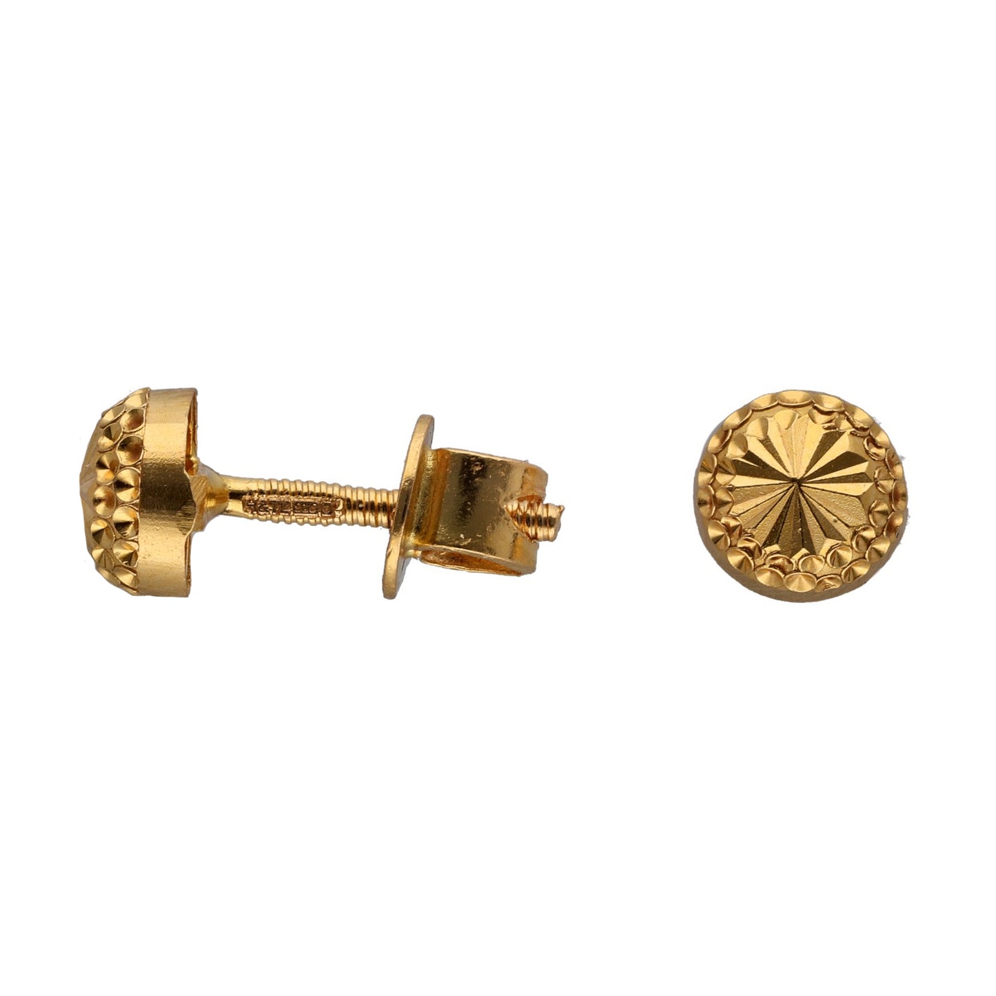 22ct Gold Stud Earrings