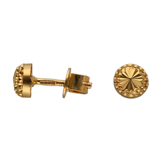 22ct Gold Stud Earrings