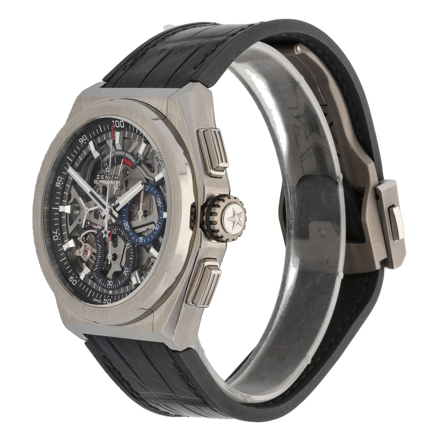 Zenith Defy El Primero 21 95.9000.9004/78.R582 44mm Titanium Watch (Ex-Display)